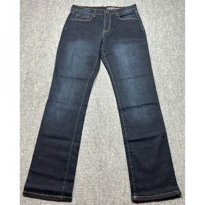 Izod Denim Jeans Mens 34x38 Blue Straight Relaxed Fit Comfort Stretch New